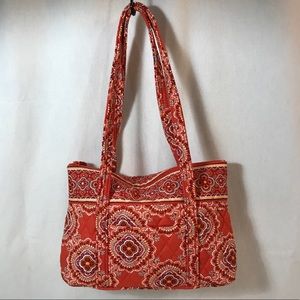 Vera Bradley Retired Paprika Shoulder Bag Purse